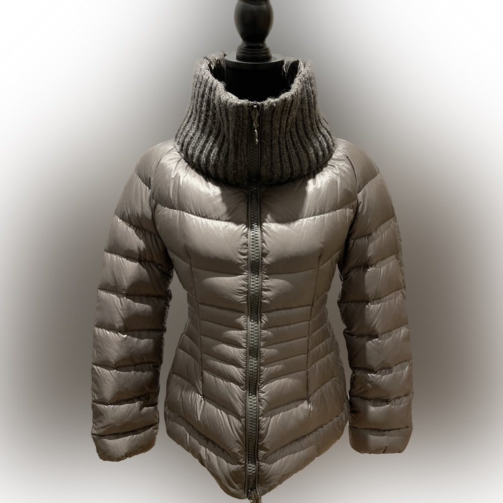 Moncler grey down jacket